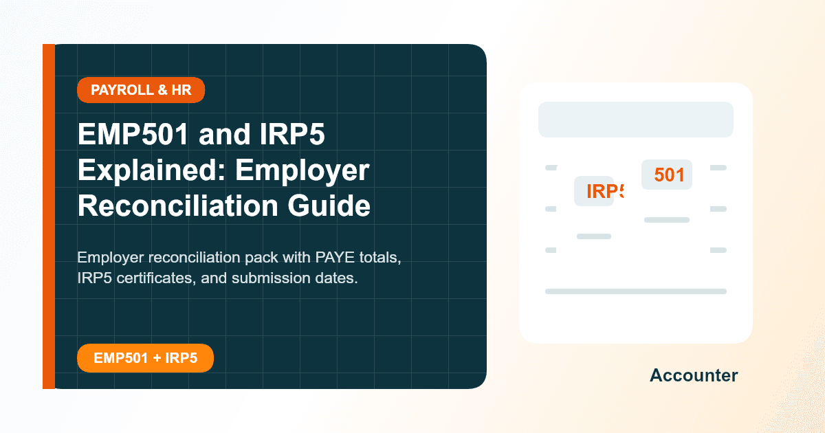 EMP501 and IRP5 Explained: Employer Reconciliation Guide